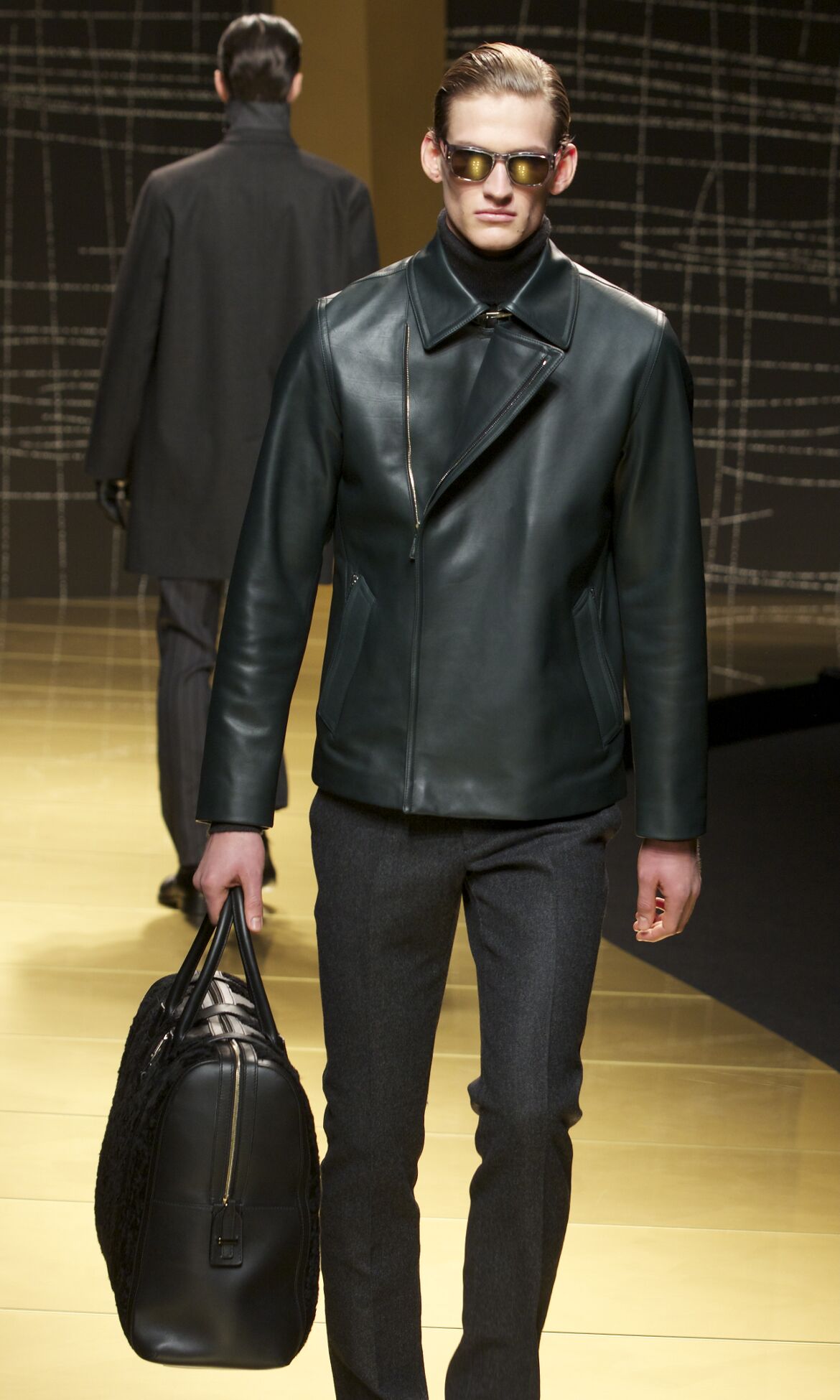 Fashion Model Ermenegildo Zegna Catwalk Fashion Model Ermenegildo Zegna Catwalk