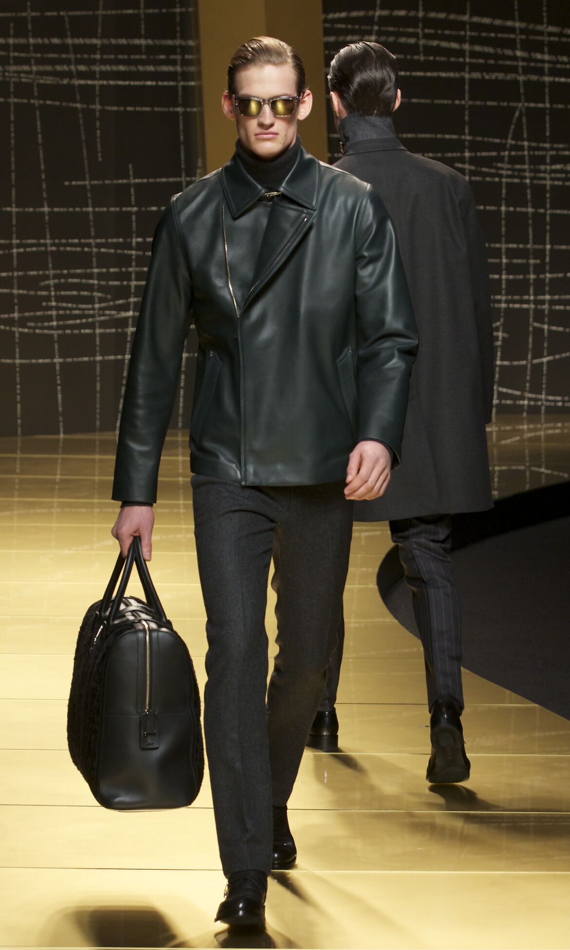 Runway Ermenegildo Zegna Fall Winter 2013 14 Men's Collection Milan Fashion Week Runway Ermenegildo Zegna Fall Winter 2013 14 Men Collection Milan Fashion Week