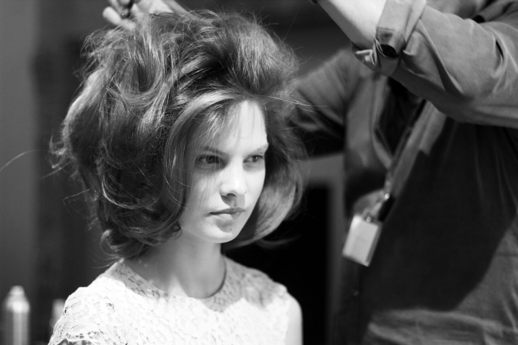 Women Backstage Andrea Incontri Hair Style