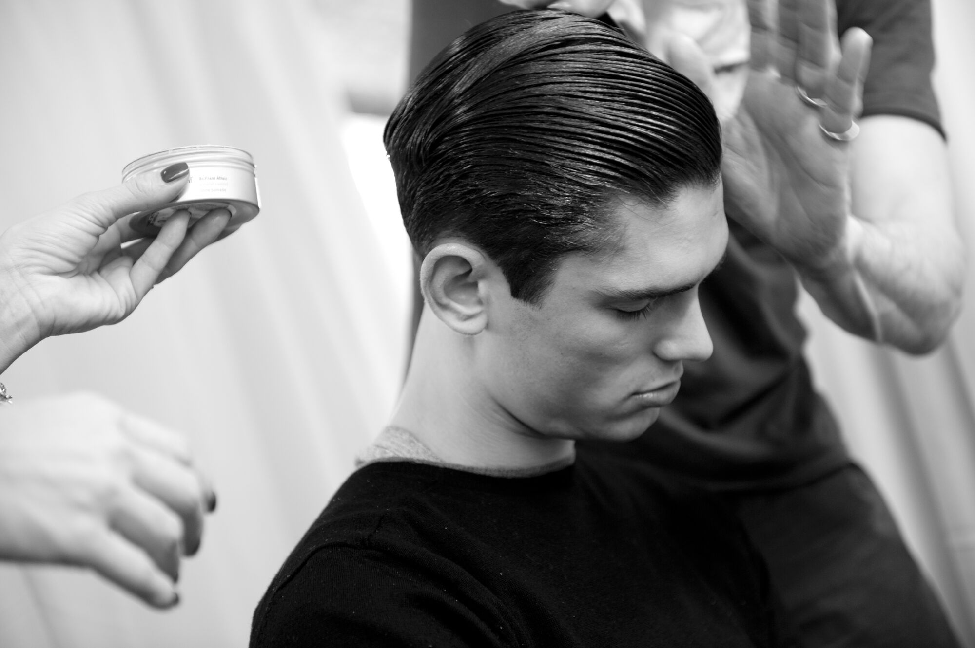 Hair Style Man Trends 2014 Backstage Corneliani