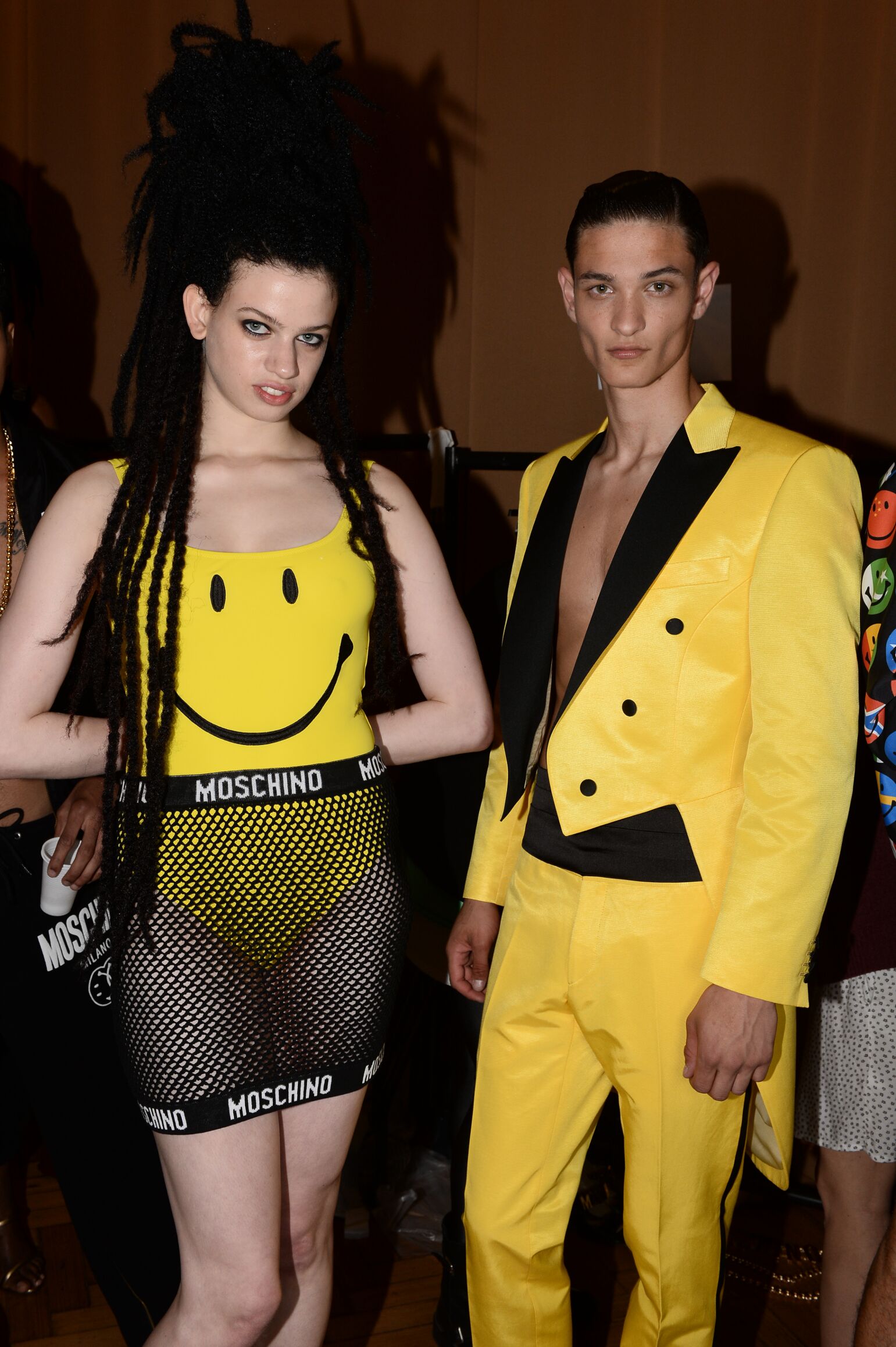 Models Moschino Backstage