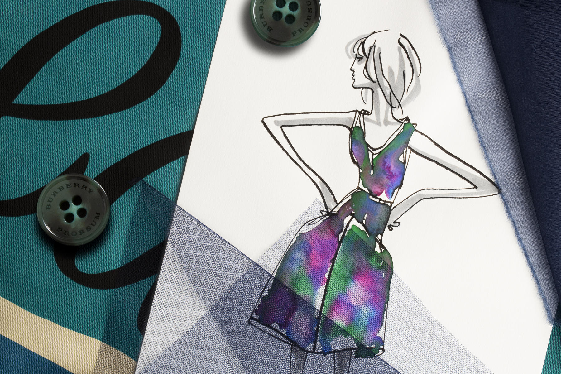 Burberry Prorsum Womenswear SS 2015 Show Detail