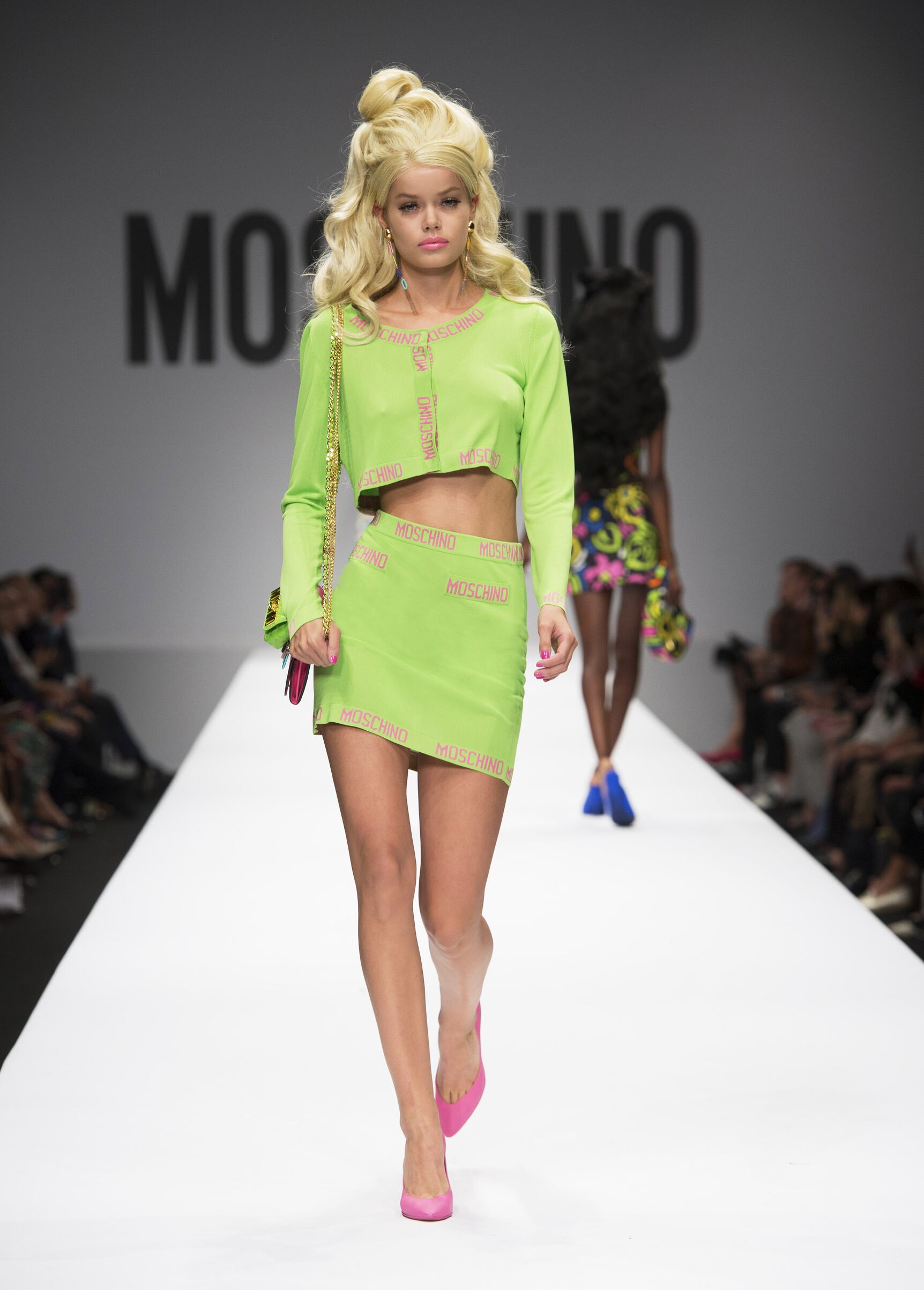 Runway Moschino Spring Summer 2015 Women's Collection Milan Fashion Week