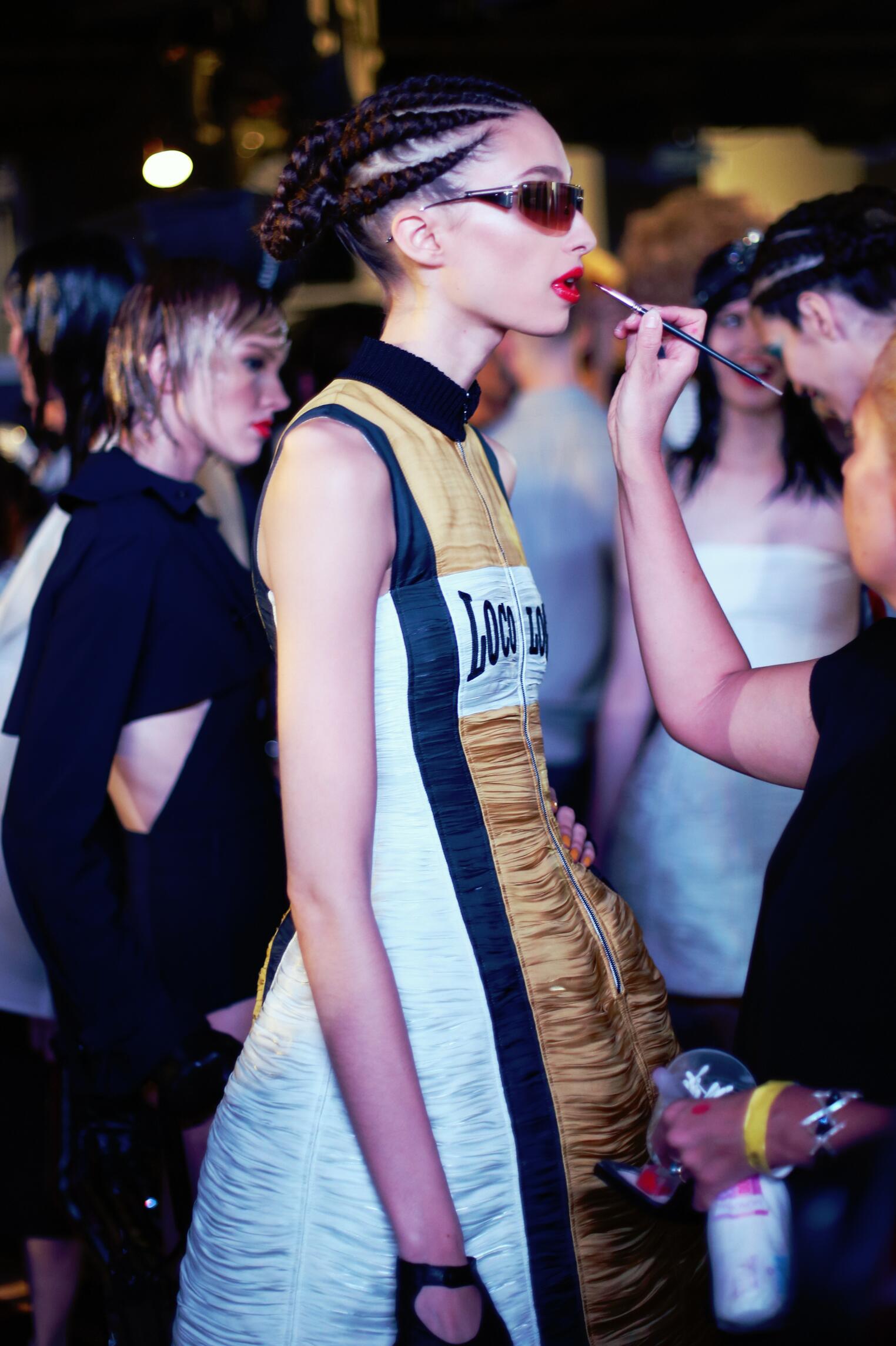 2015 Backstage Jean Paul Gaultier Woman Trends Make Up