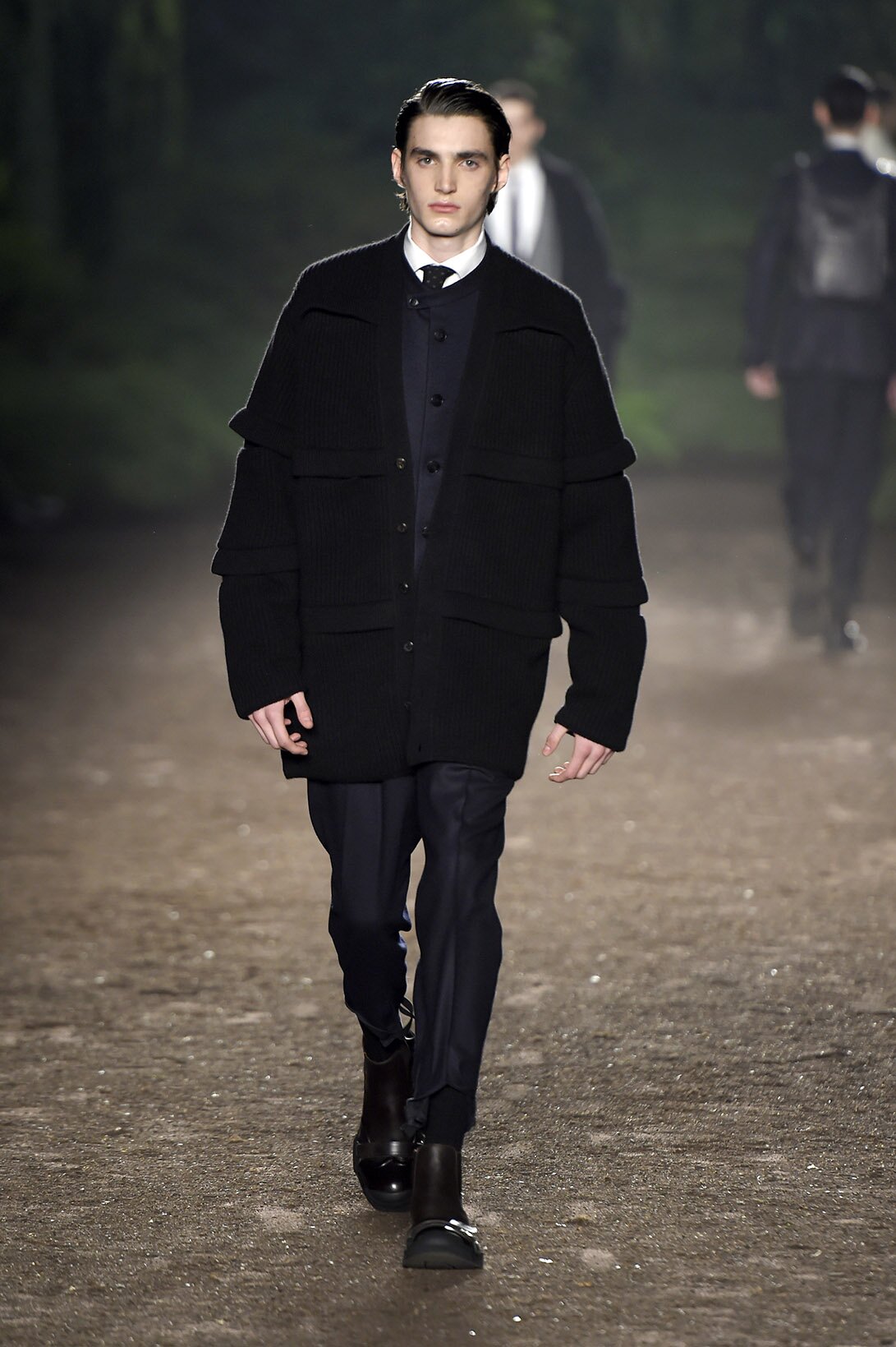 Catwalk Ermenegildo Zegna Couture Fall Winter 2015 16 Men's Collection Milano Fashion Week