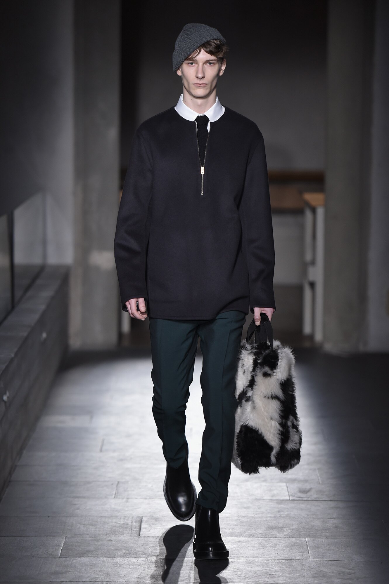 Catwalk Marni Man Fashion Show Winter 2015