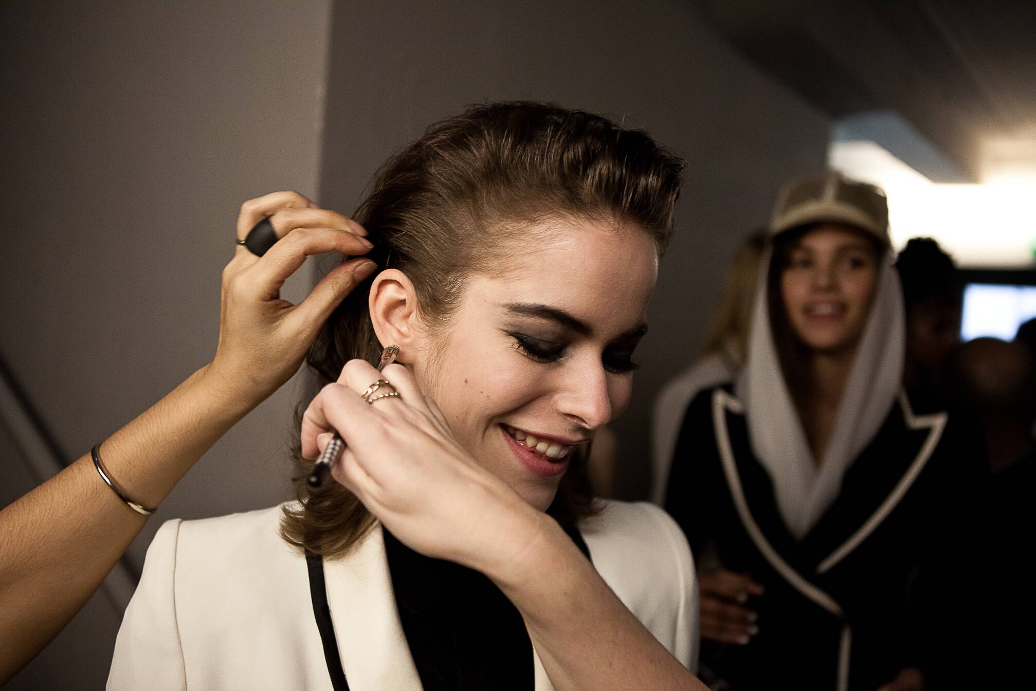 Backstage Jean Paul Gaultier Haute Couture Spring Summer 2015 Make Up