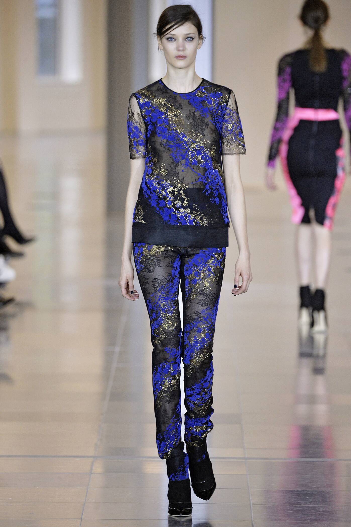 Fashion Man Model Antonio Berardi Collection Catwalk Fashion Man Model Antonio Berardi Collection Catwalk