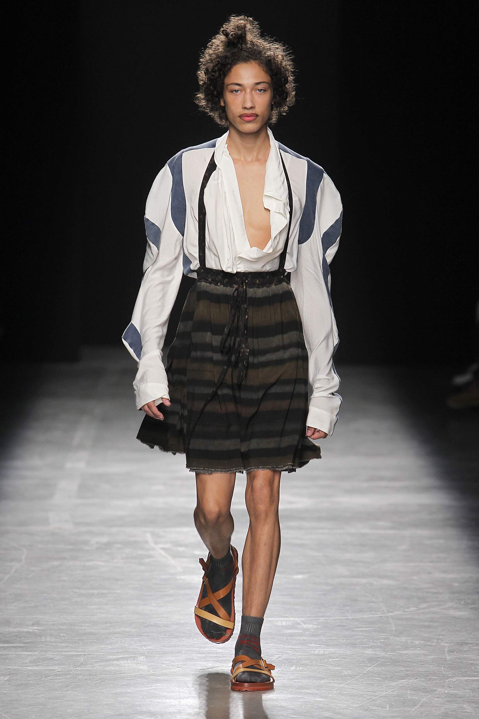 Fashion Model Andreas Kronthaler for Vivienne Westwood Catwalk