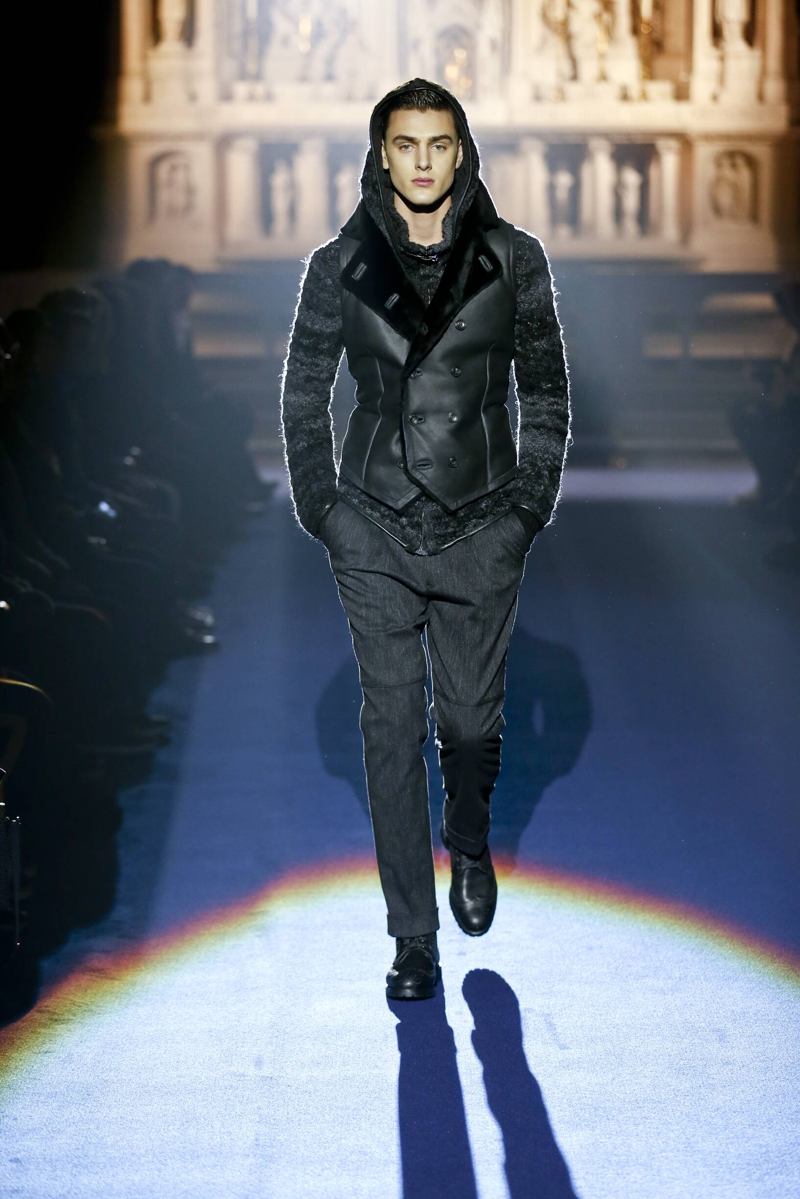 Fashion Man Model Joseph Abboud Catwalk