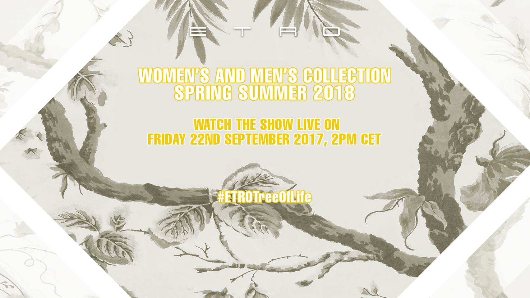 Etro Spring Summer 2018 Fashion Show Live Streaming