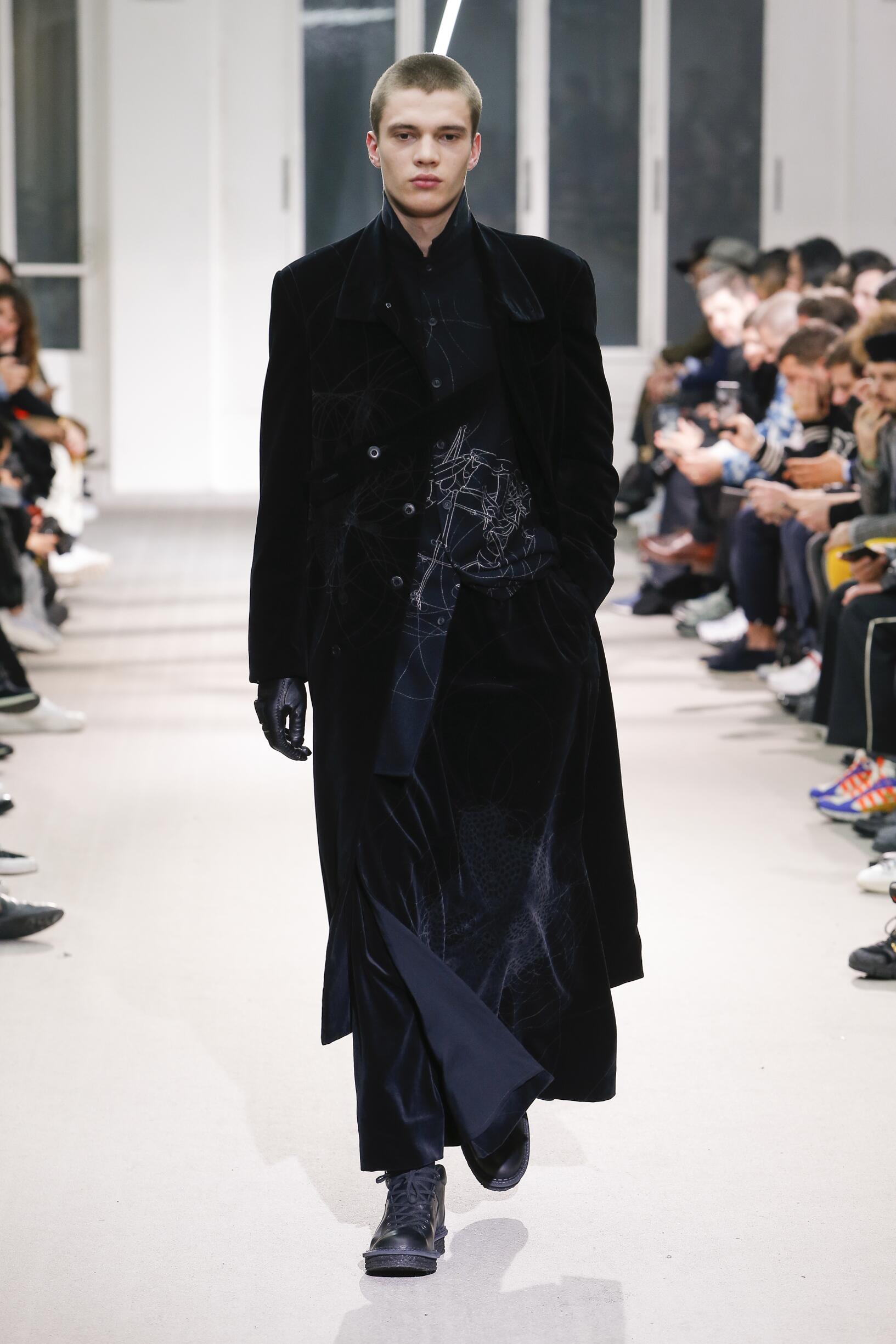 Yohji Yamamoto Paris Fashion Week Menswear Trends