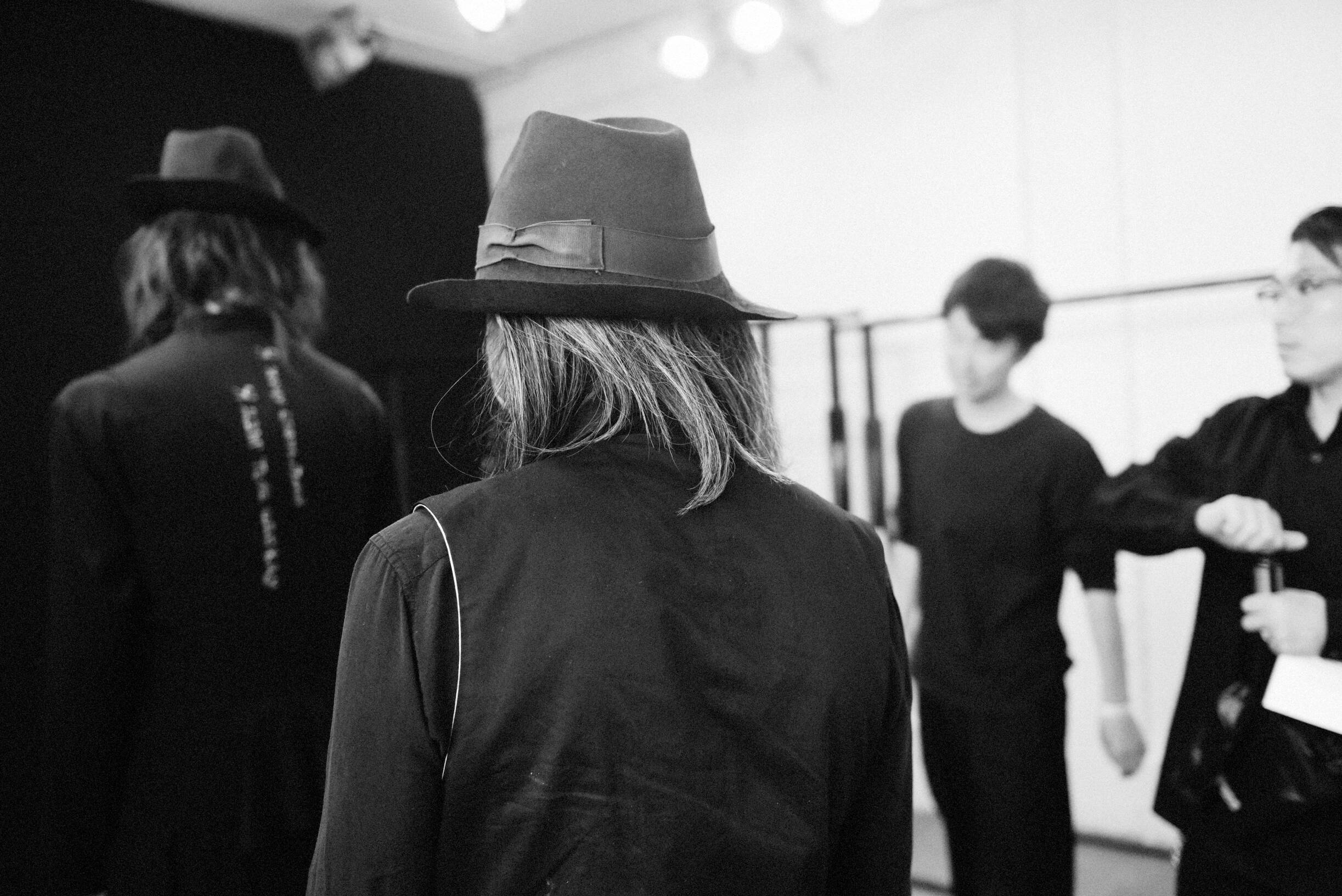 Backstage Yohji Yamamoto