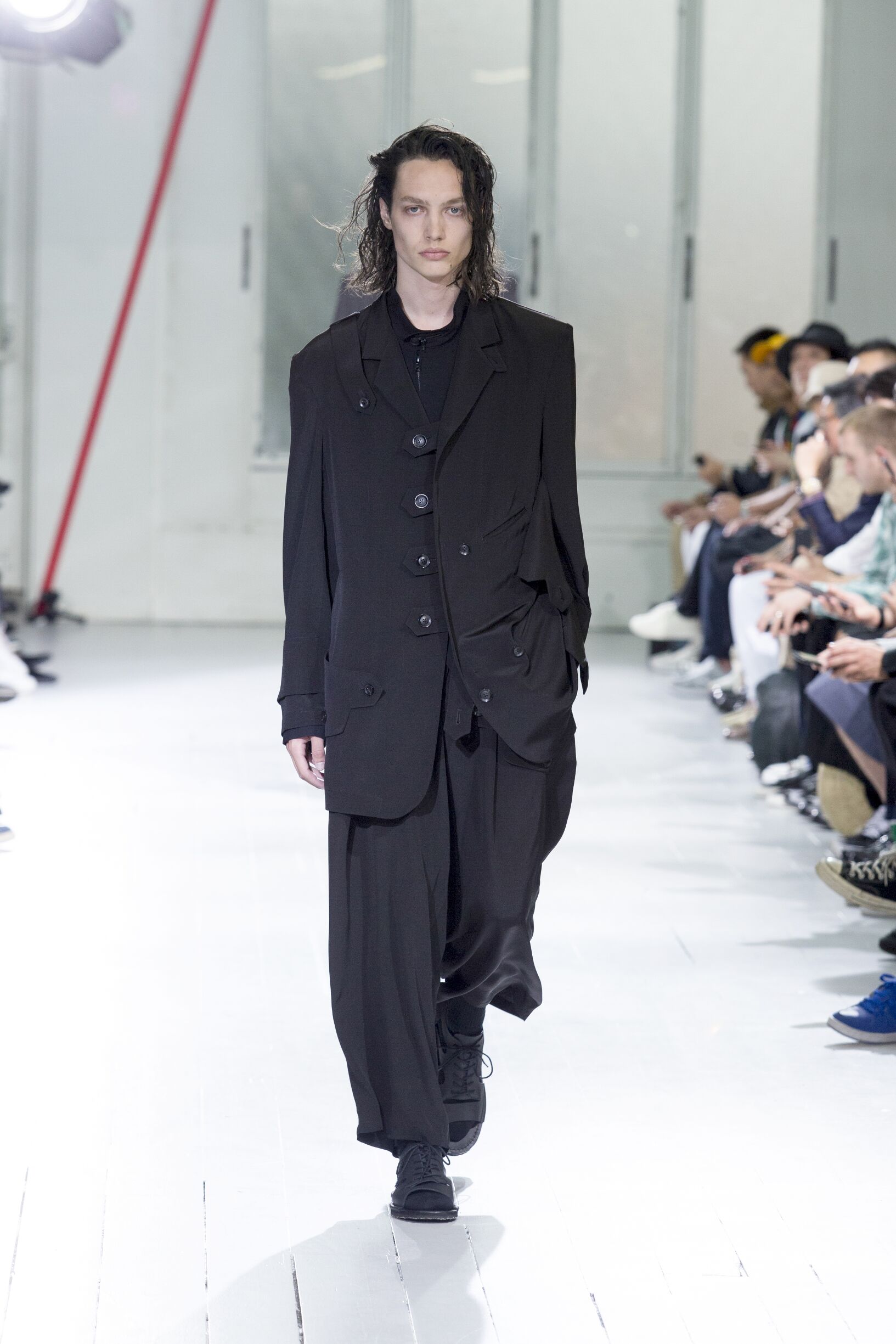 Fashion Model Yohji Yamamoto Catwalk