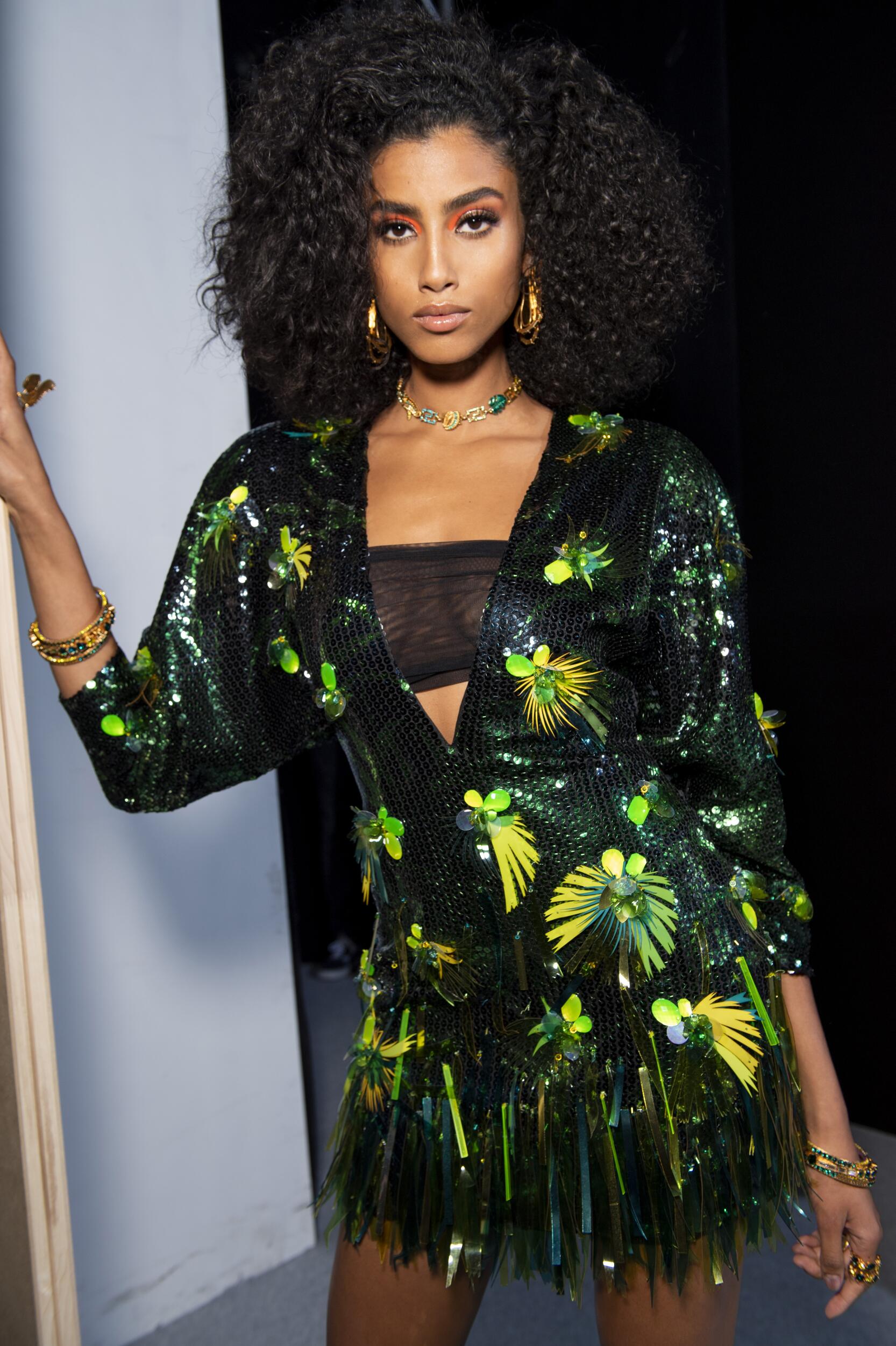 Backstage Versace Milan Spring Summer 2020 Collection
