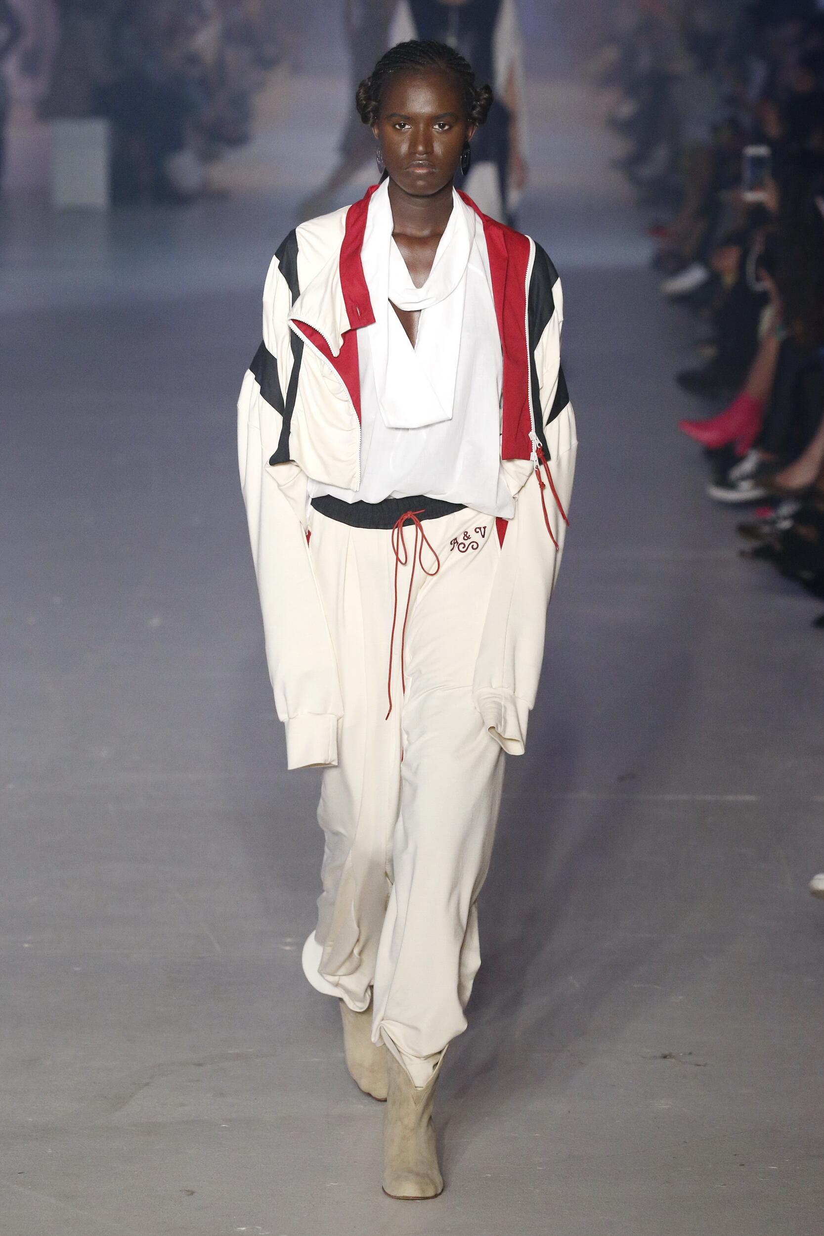 Fashion Model Woman Andreas Kronthaler for Vivienne Westwood Catwalk