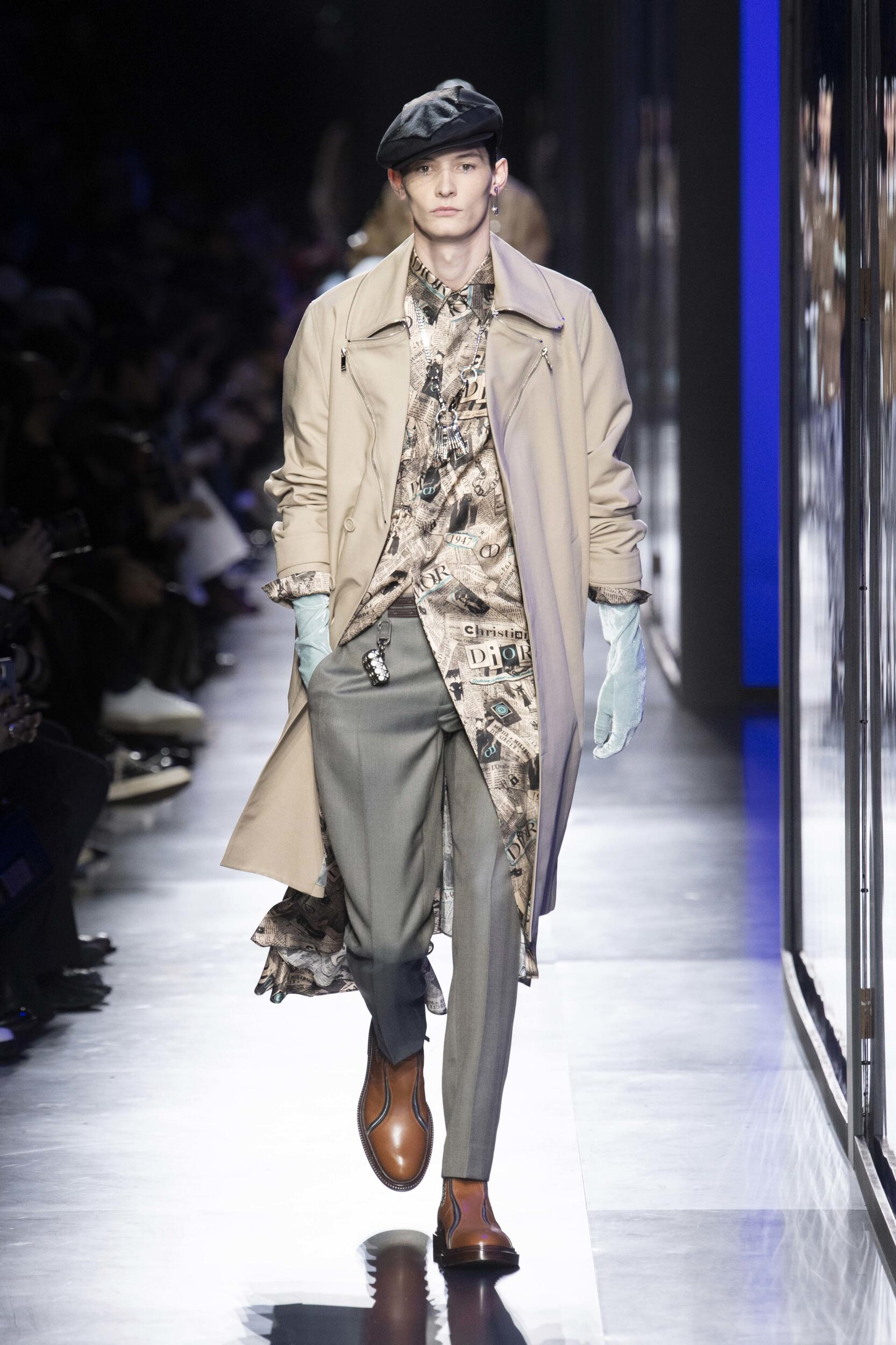 Catwalk Dior Man Fashion Show Winter 2020