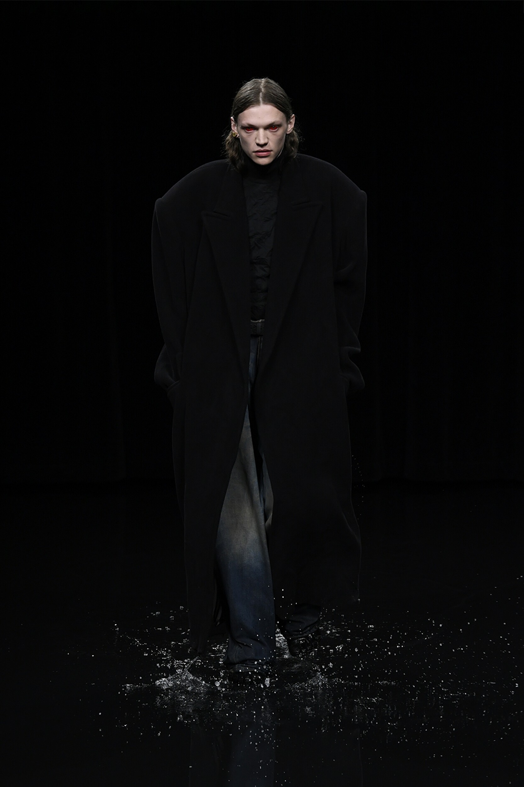 Fashion Show Man Model Balenciaga Catwalk